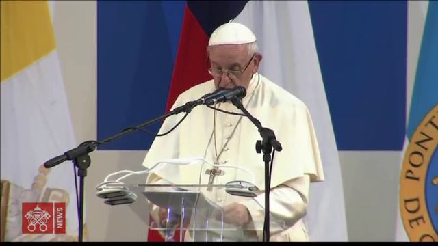 Pope Francis Apostolic Journey to Chile - Visit to the Catholic University 2018-01-17 смотреть онлайн