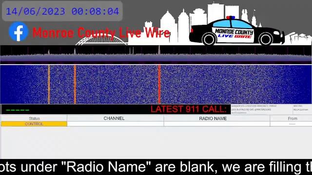 Monroe County Live Wire Fire, EMS, Police Scanner 24/7 0606/14/2023 AM смотреть онлайн