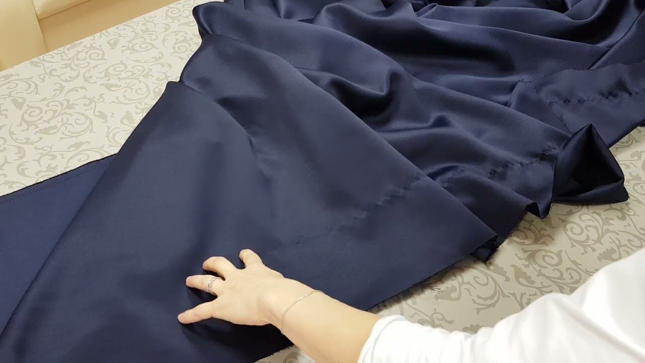 Как выровнять край шторы по нитке. смотреть онлайн