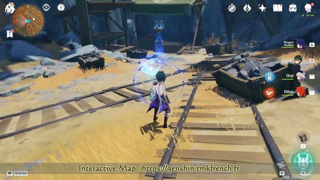 Liyue - Coffre des Fées 82 / Seelie Chest 82 - Genshin Impact Interactive Map смотреть онлайн