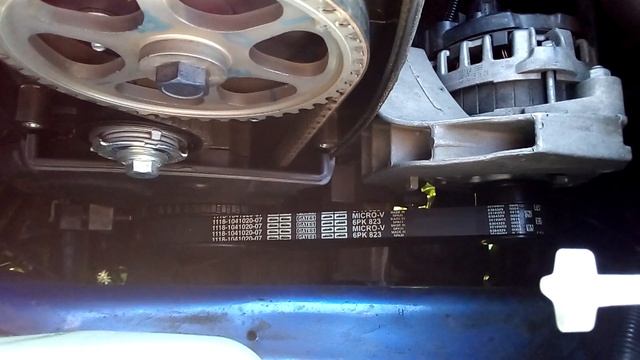 ВНЕШНИЙ ОСМОТР РЕМНЯ ГРМ ЛАДА ГРАНТА FL после 20000 км пробега смотреть онлайн