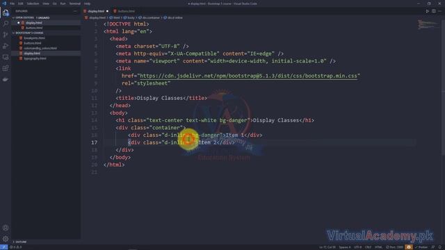 Display Property in Bootstrap | Bootstrap tutorials for Beginners смотреть онлайн