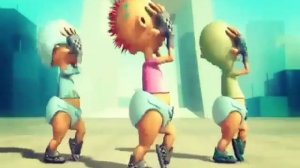 Малыши танцуют тектоник:)