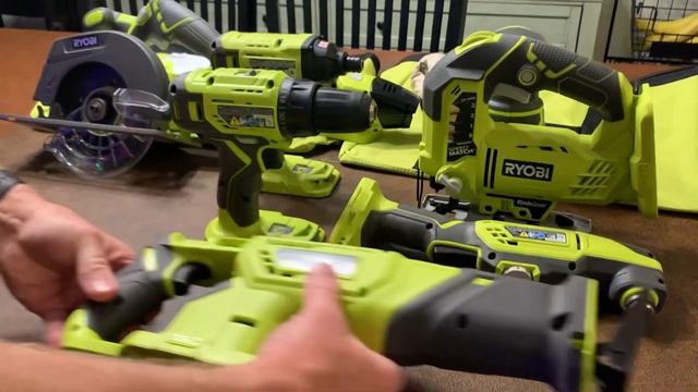 Ryobi 18V 8 Tool Combo Kit $140 (Blemished) Unboxing смотреть онлайн