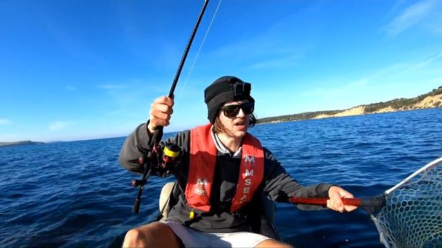 Thought I Was SNAGGED!! Kayak Fishing For GIANT Squid! (New PB) смотреть онлайн