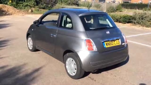 FIAT 500 POP GREY 2010 смотреть онлайн
