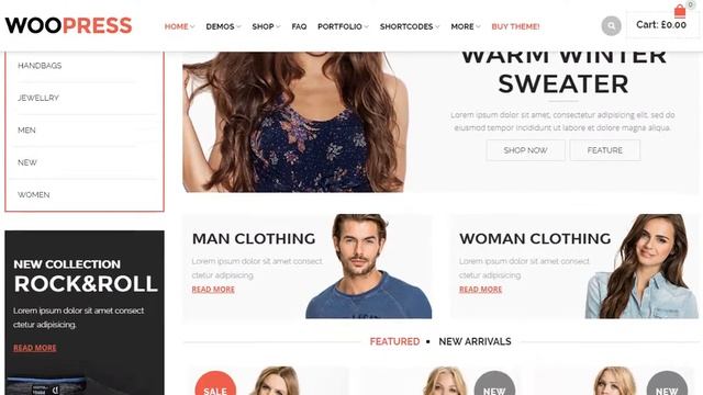 WordPress шаблон WooPress 2.9 - профессиональный и мощный шаблон WooCommerce смотреть онлайн