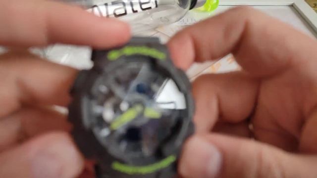 Настройка времени Casio G-Shock GA-110 (GA-100) Setting the time смотреть онлайн