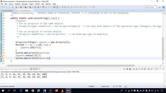 ArrayList смотреть онлайн