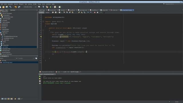 Search a Parallel Array in Java - Tutorial for Beginners. смотреть онлайн