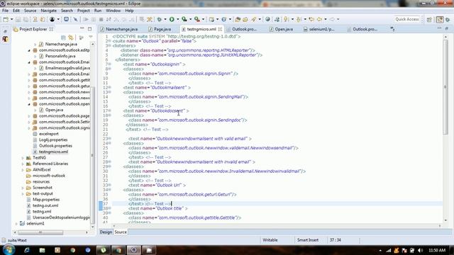 My project in selenium webdriver using page object model and testng framework смотреть онлайн