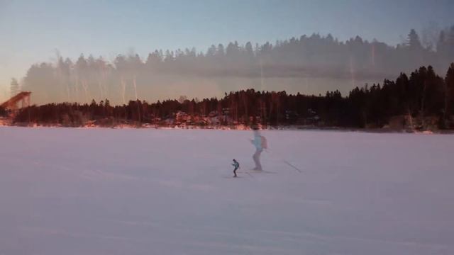 вечер на лыжах в Токсово смотреть онлайн