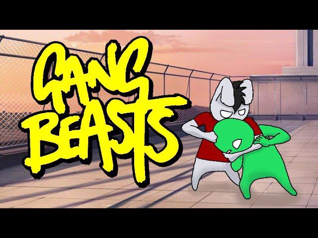 КОГДА МАМА ОСТАВИЛА С БРАТОМ ОДНИХ ДОМА! УГАР И КРИКИ В GANG BEASTS! смотреть онлайн