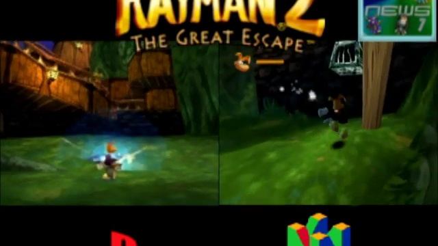 Let's Play Rayman 2: The Great Escape (Playstation 1 vs Nintendo64) [To the Marshes of Awakening] смотреть онлайн