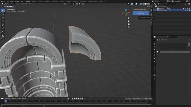 Blender Addons for Modeling damage and cracks l OCD + Cracker смотреть онлайн