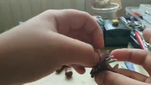 Лепка динозавра из пластилина (трицератопса) смотреть онлайн