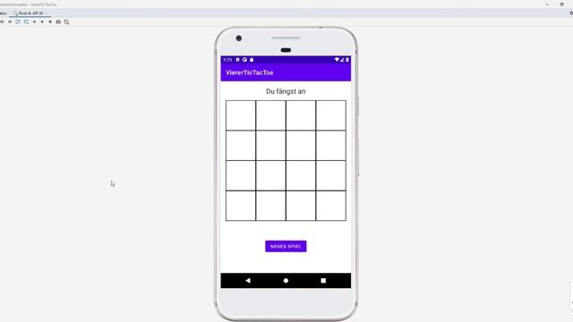 Android Kotlin App Programmieren ViererTicTacToe Spiel mit KI Tutorial (1/11) смотреть онлайн