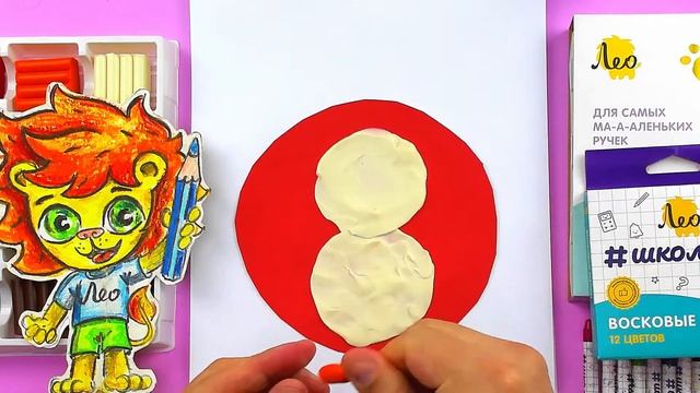 Лепим СНЕГОВИКА из пластилина - поделка для детей на Новый год смотреть онлайн