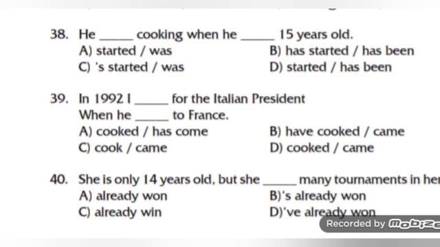 GRAMMAR TEST #36 (174 items) смотреть онлайн