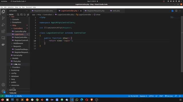 11 - Laravel Trainings | User Register and Signup смотреть онлайн