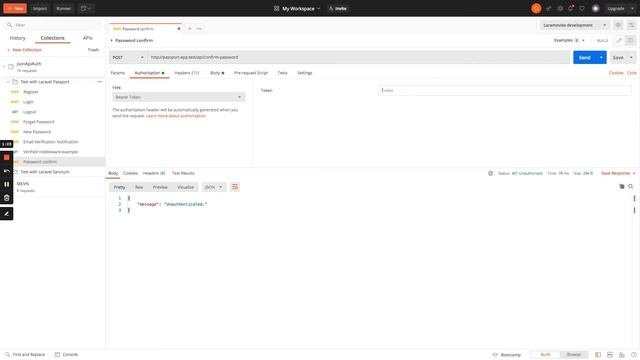 Laravel Json API Authentication - Password Verification. смотреть онлайн