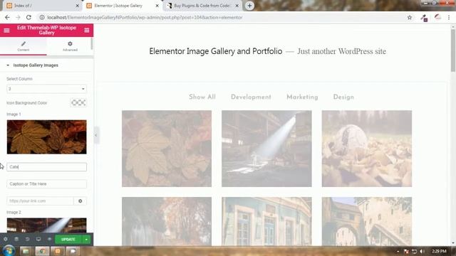 Use of Isotope Gallery Widgets смотреть онлайн