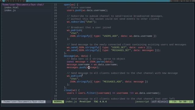 Create a chat application with Bun JavaScript runtime смотреть онлайн