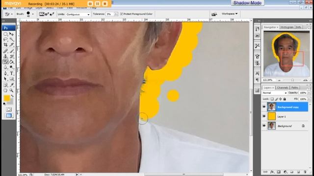 Adobe Photoshop CS3 - How to change/remove image background смотреть онлайн