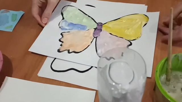 Рисуем пеной для бритья. смотреть онлайн