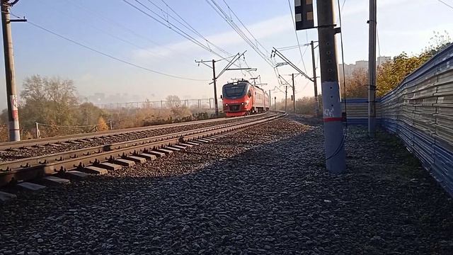 Электропоезд ЭП2Д-0088 сообщением Новосибирск-главный-Каргат смотреть онлайн