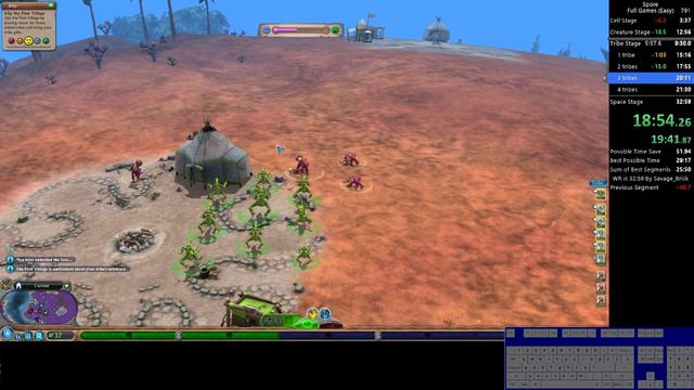 Spore Speedrun - 32:12 || OLD World Record With Commentary смотреть онлайн