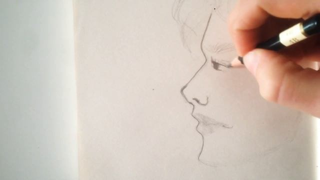 #4-Как нарисовать лицо в профиль смотреть онлайн