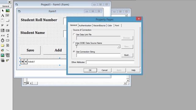 How to connect MS access database with visual basic form | Database connectivity in VB6 смотреть онлайн