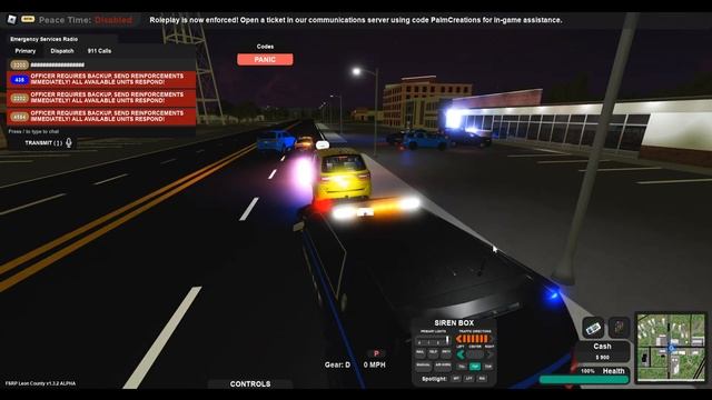 ROBLOX Leon County Patrol Part 11 | Shots everywhere!! смотреть онлайн