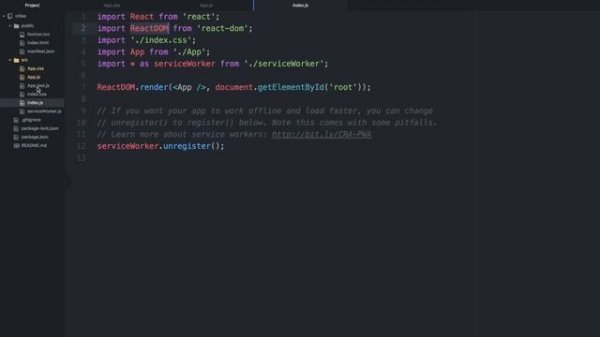 Уроки React JS на практике / #2 - Работа с компонентами