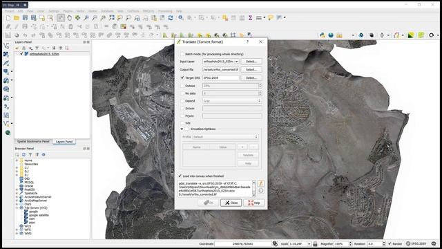 Convert ECW to GeoTIFF Format in QGIS Desktop 2.18 смотреть онлайн