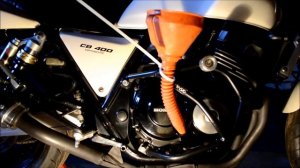 Honda CB 400 замена масла