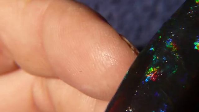 Black Opal Specimen Tops Play Of Color