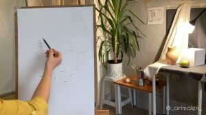 Как измерять пропорции карандашом. + составление натюрморта