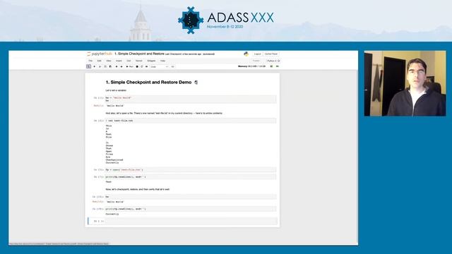Checkpoint, Restore, and Live Migration for Science Platforms - M. Juric, C. Slater, S. Stetzler смотреть онлайн