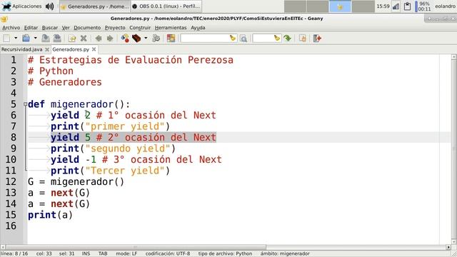 Generadores en Python P2 #CuarentenaPeroNoDeCodigo #ProgramacionFuncional #FP смотреть онлайн