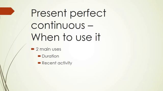 Present perfect continuous - when to use it смотреть онлайн