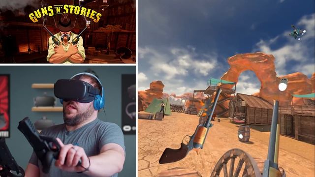 Oculus Quest Western Game Guns'N'Stories Bulletproof VR Gameplay смотреть онлайн