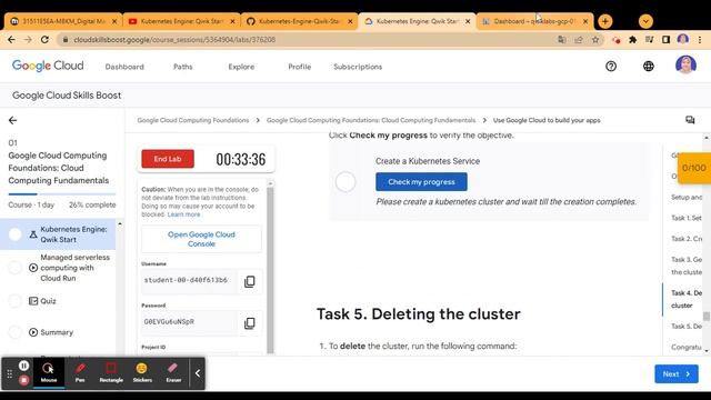 Kubernetes Engine: Qwik Start - Cloud Computing - 31541Z6BA-Zoom - 2023 смотреть онлайн