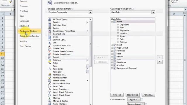 Excel 2010 Show Developer Tab смотреть онлайн