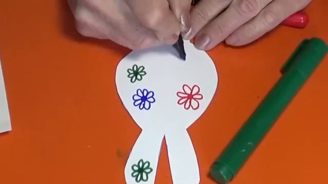 пасхальный зайчик из картона, цветной бумаги своими руками смотреть онлайн