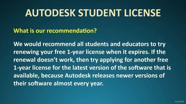 Autodesk Student License - 3 Years to 1 Year - Quick Note смотреть онлайн