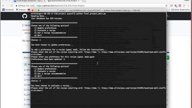 CS410_Project: Recipe Recommendation System смотреть онлайн