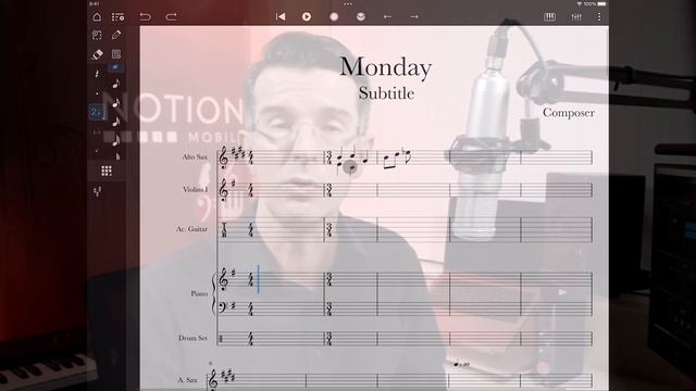 Notion Mobile Quick Start Lesson 2: Score Setup and Note Entry смотреть онлайн