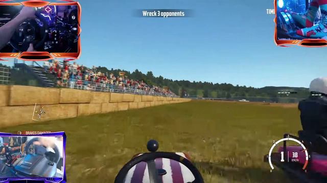 WreckFest| Lawn Mower Races| 91.1 Damage 1080p 60fps